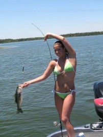 Bass Fishing Girl