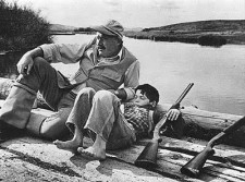 Hemingway and son
