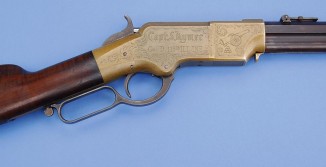 Henry Rifle. Civil War Inscribed.