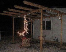 Redneck Christmas lights!