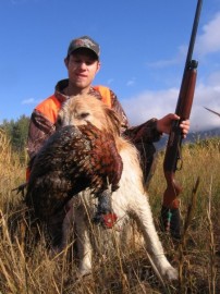 Pheasant with Casey
