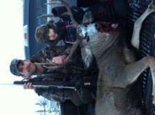 2012 Mule buck, with my boy.