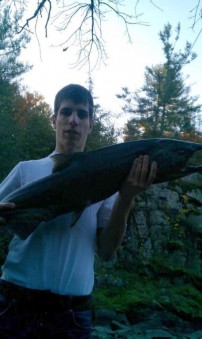 First salmon ever