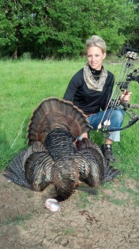 First Turkey With Bow
