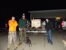 good night of coon hunting with my friend
