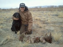 Hunting with my hunting dog