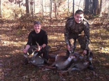 me and my brothers harvest for the opening day of rifle season