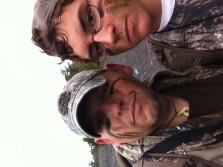 My son and I on are first archery hunt together